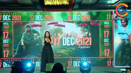 #chithiraitv #Rashmika Mandanna Speech @ Pushpa Bangalore Press Meet | cithirai tv |