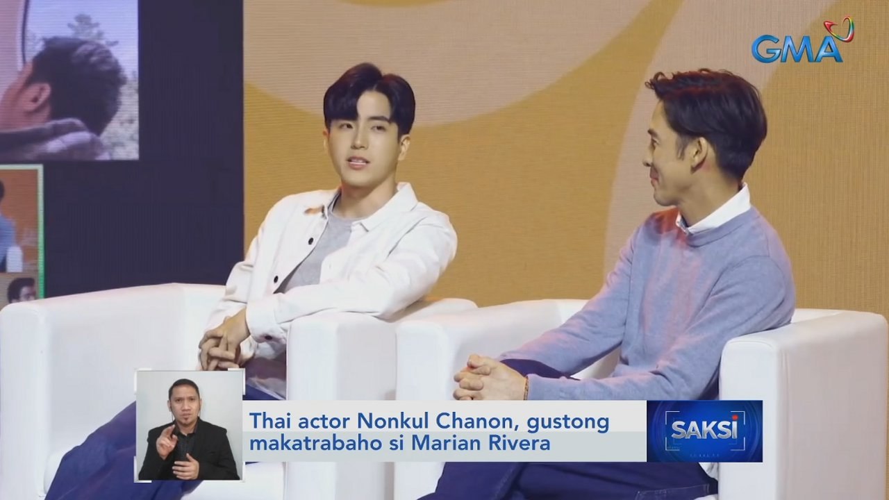 Thai actor Nonkul Chanon, gustong makatrabaho si Marian Rivera | Saksi
