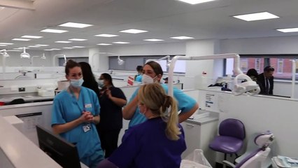 Dozens of the city’s homeless have been given free dental and eye care