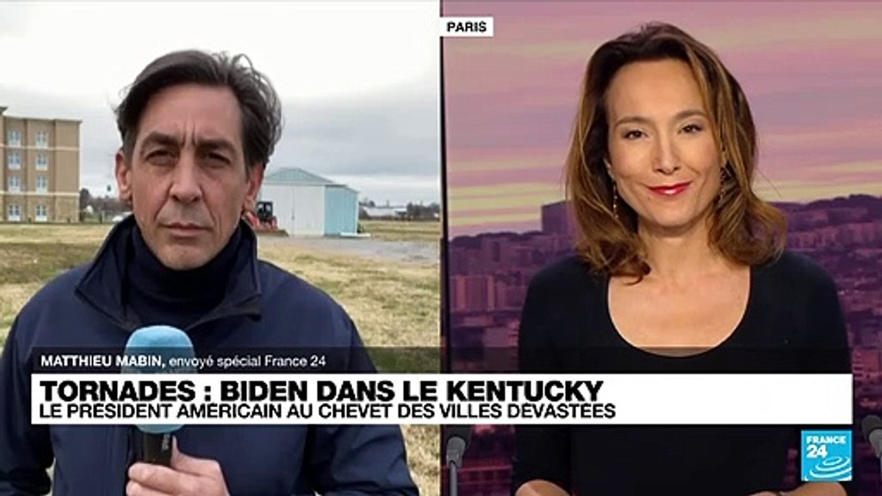 Etats-Unis : Joe Biden part pour le Kentucky, frappé par des tornades dévastatrices