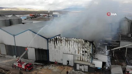 Çorum Organize Sanayi Bölgesi'nde yangın