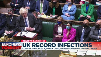 UK registers record number of COVID-19 cases due to Omicron variant
