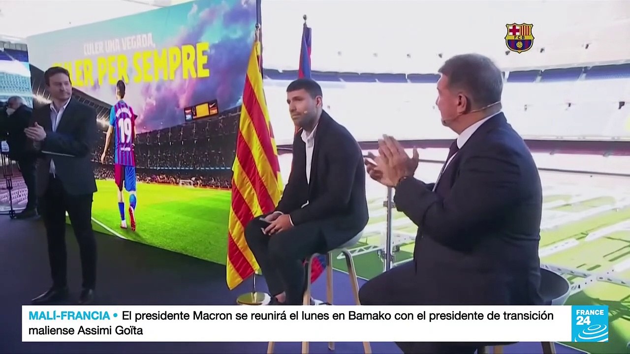 El delantero argentino 'Kun' Agüero se retira del fútbol por problemas cardíacos