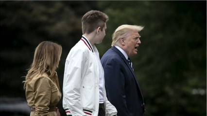 GALA VIDEO - "Tu aimes ton papa?" : Barron Trump muet devant son père Donald