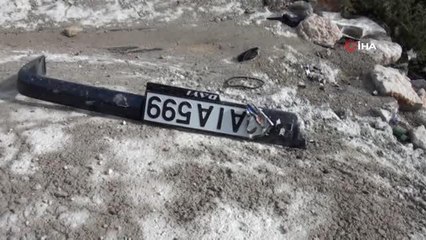 Antalya'da takla atan otomobildeki iki kişi yaralandı