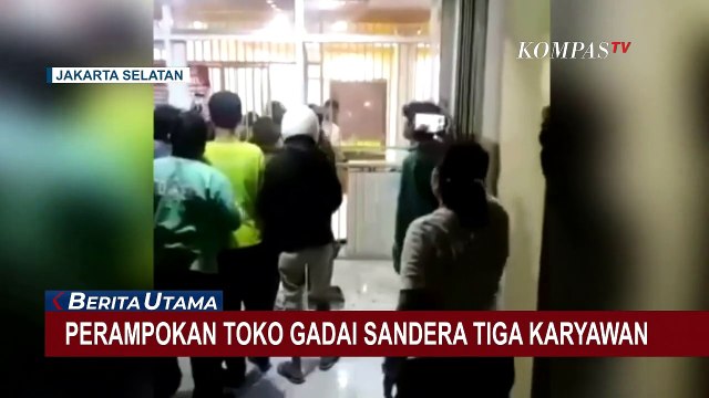 Detik-detik Polisi Kepung Pelaku Perampokan di Toko Gadai Jagakarsa, 2 Kali Tembakan Dilepaskan!