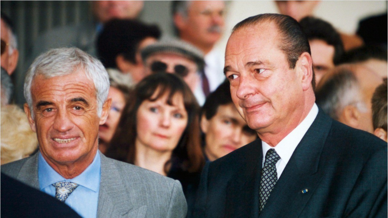 GALA VIDEO - Quand Jean-Paul Belmondo s'amusait de Jacques Chirac, « plus intéressé par la femme " à ses côtés