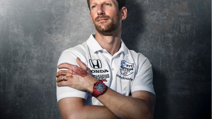 GALA VIDÉO - PHOTO - Romain Grosjean : le mari de Marion Jollès dévoile sa cicatrice impressionnante