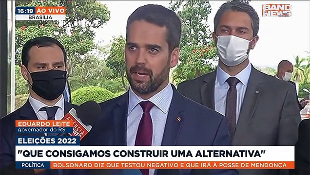 O governador do Rio Grande do Sul comentou a saída de Geraldo Alckmin do PSDB. #BandJornalismo