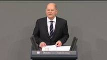 Scholz desgrana su programa de gobierno en el Bundestag