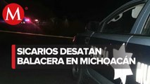 Sicarios armados matan a un hombre y dejan herida a una mujer en Michoacán