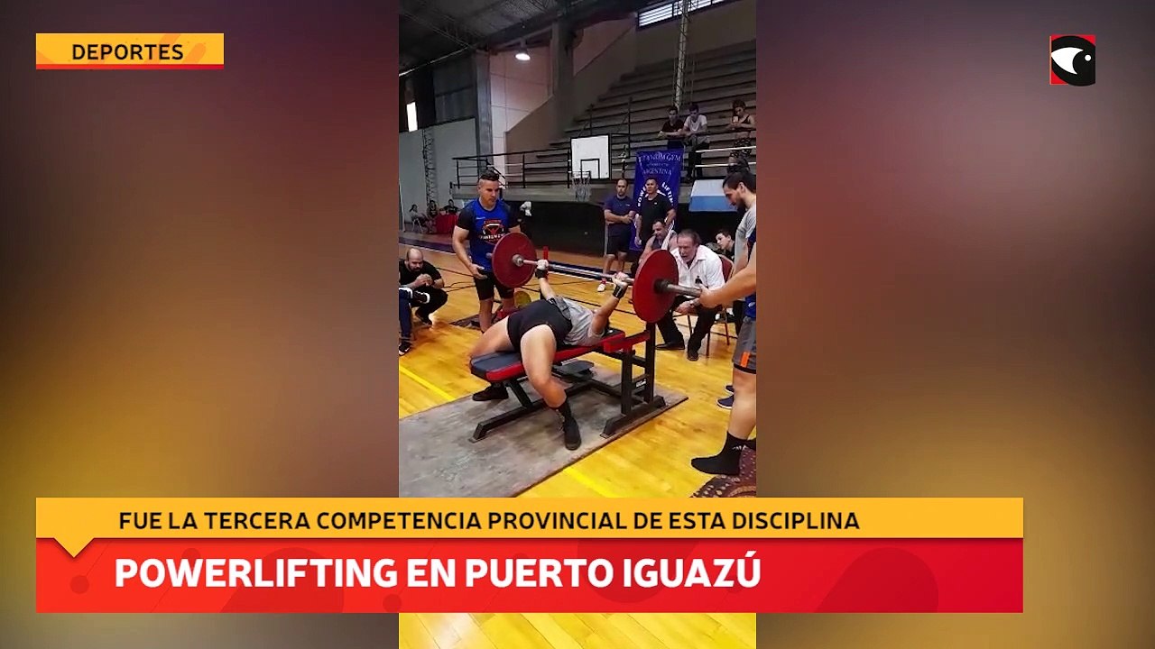 Powerlifting en Puerto Iguazú