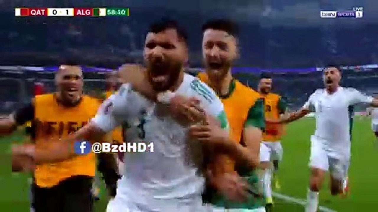 الجزائر1-0  قطر-  بن عيادة