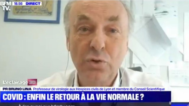 GALA VIDÉO - « Il y a un risque de reprise : le Dr Bruno Lina prévient quant à une nouvelle vague.
