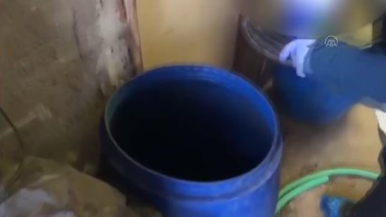 Bin 270 litre sahte içki ele geçirildi