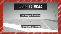 Las Vegas Raiders at Cleveland Browns: Moneyline