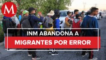 INM abandonó a 16 migrantes en Puebla por 