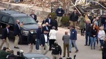 Biden recorre áreas devastadas por tornados en Kentucky