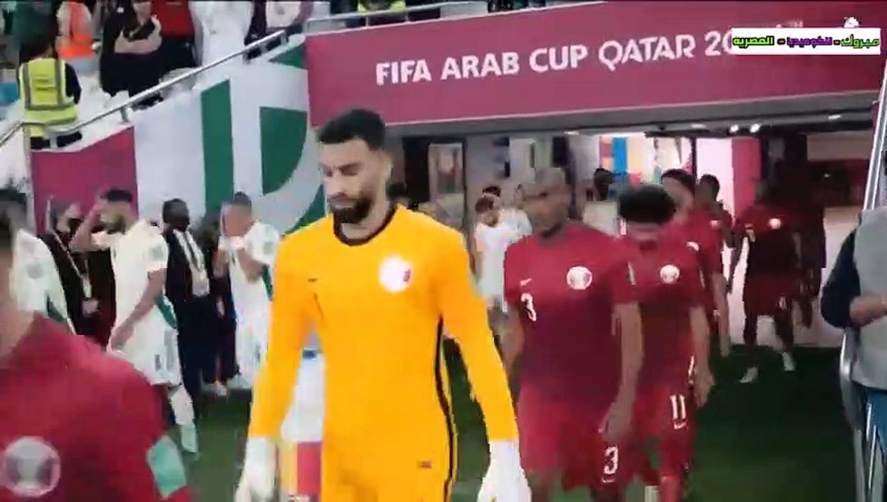 ملخص كامل  مباراة قطر والجزائر اليوم أهداف مباراة الجزائر وقطر 2-1 هدف خرافي
