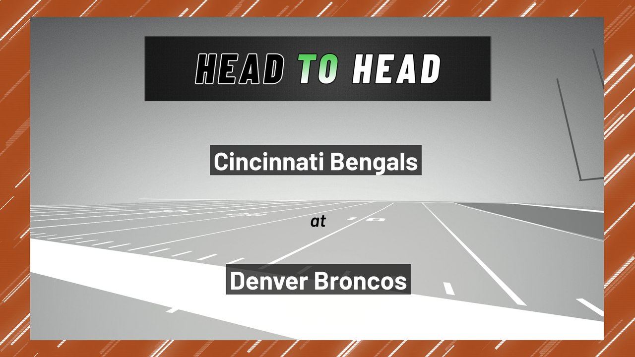 Cincinnati Bengals at Denver Broncos: Over/Under