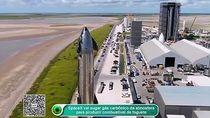 SpaceX vai sugar gás carbônico da atmosfera para produzir combustível de foguete