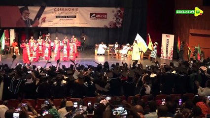 cérémonie de graduation 2021 de AFI-L’UE au Grand Théâtre National