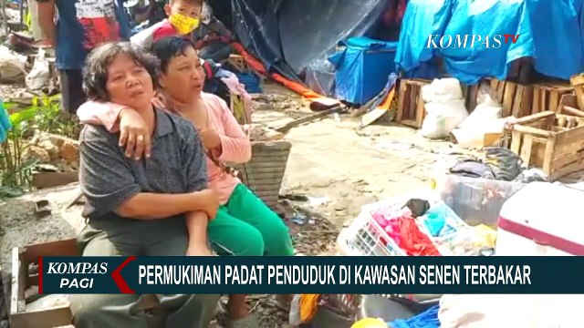 Kebakaran Permukiman Padat Penduduk di Kramat Pulo Senen