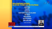 Mga kapwa pasahero ng 2 kaso ng Omicron variant sa Pilipinas, pinapag-self monitor at pinapag-report sa barangay kapag nakaranas ng sintomas | UB