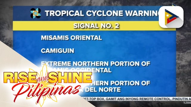 WEATHER UPDATE | Signal no. 1, 2, at 3, itinaas sa ilang lugar sa Visayas at Mindanao