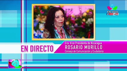 Comunicación con la compañera Rosario Murillo en Multinoticias 15 de diciembre 2021