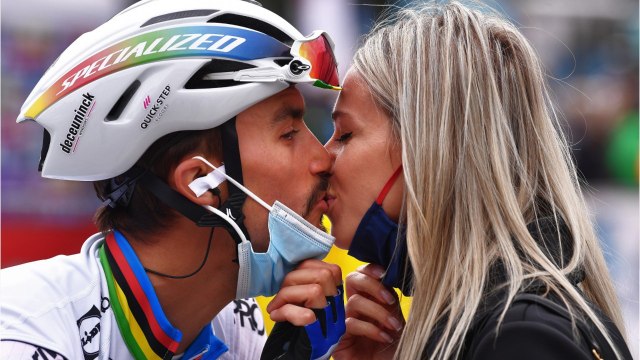 GALA VIDEO - Julian Alaphilippe gaga de son petit Nino : pause câlin immortalisée par Marion Rousse