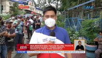 Mga residenteng kukuha ng 2nd tranche ng ayuda sa Brgy. Cembo, Makati, mahigit 24 oras nang nakapila | UB