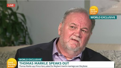 GALA VIDEO - Meghan Markle : son père Thomas pense qu'il serait « un bon camarade " pour Archie