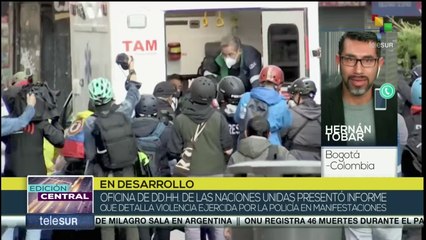Edición Central 15-12: Oficina de DD.HH. rechaza violencia de fuerza pública en Colombia