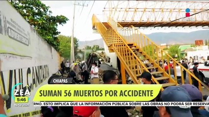 Migrante guatemalteco recuerda el accidente en Chiapas