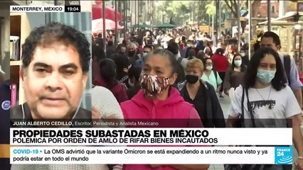 Alberto Cedillo: "Rifar bienes incautados es una medida populista del Gobierno mexicano"