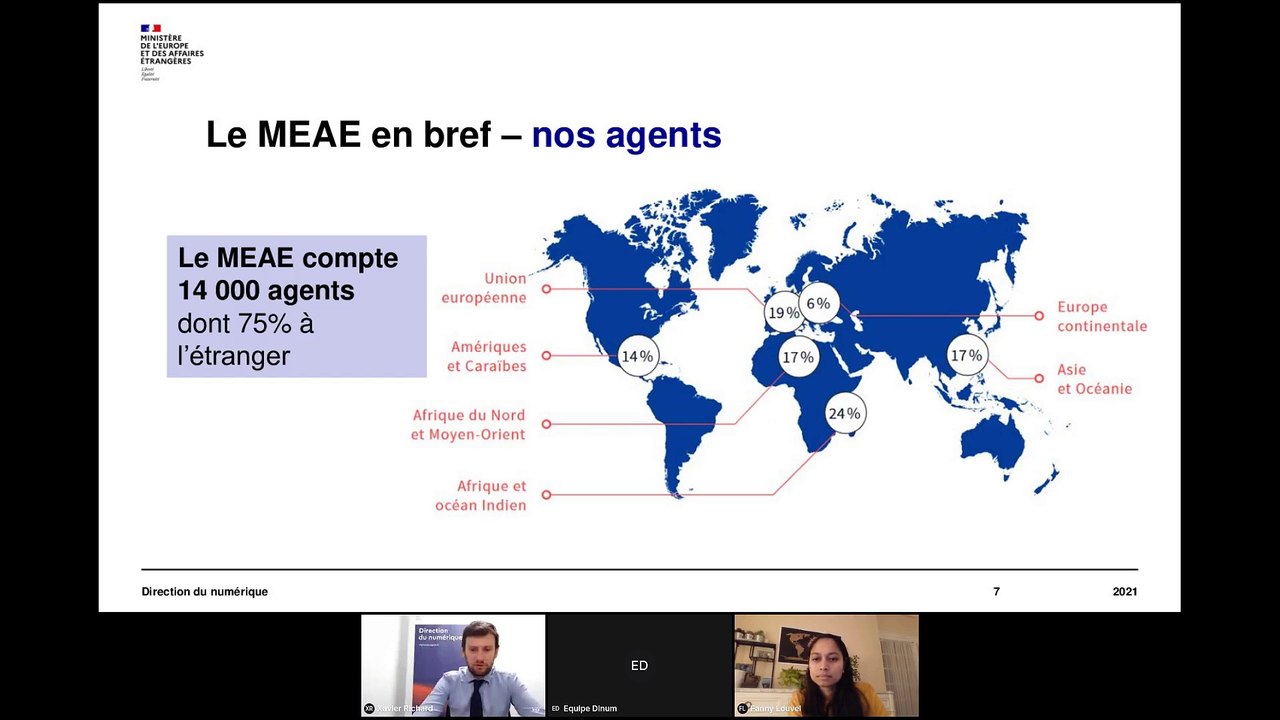 [Conférence] Quels sont les métiers tech du Ministère de l'Europe et des Affaires étrangères ?