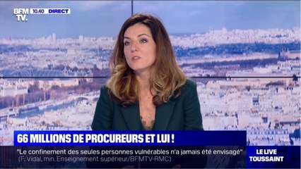GALA VIDÉO - Coralie Dubost ironise après la sortie d'Emmanuel Macron : « procureur est un très joli métier "