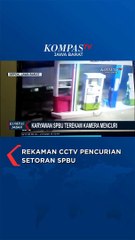 REKAMAN CCTV PENCURIAN SETORAN SPBU #SHORTS