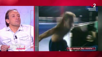 GALA VIDÉO - Faustine Bollaert taquine... Philippe Candeloro gentiment moqué