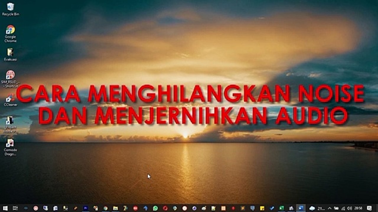 Cara menghilangkan noise dan menjernihkan audio di adobe premiere | How to remove noise