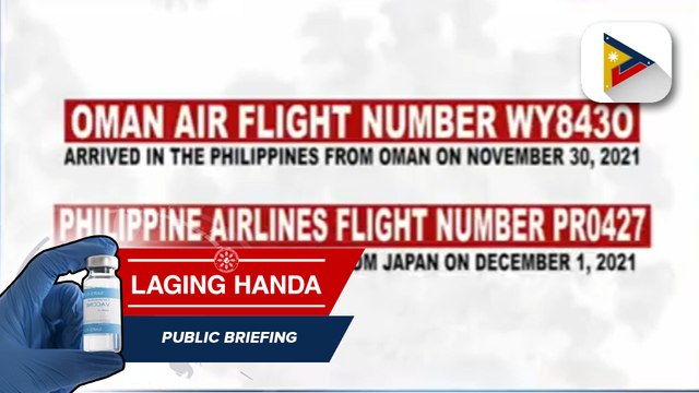 DOH, kinumpirma ang dalawang kaso ng Omicron variant sa bansa