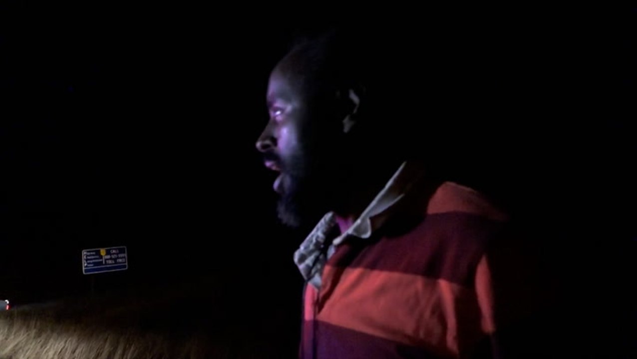 Truck drivers in danger from high winds