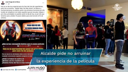 Neza se suma al llamado de no spoilers de "Spider-man: No Way Home"