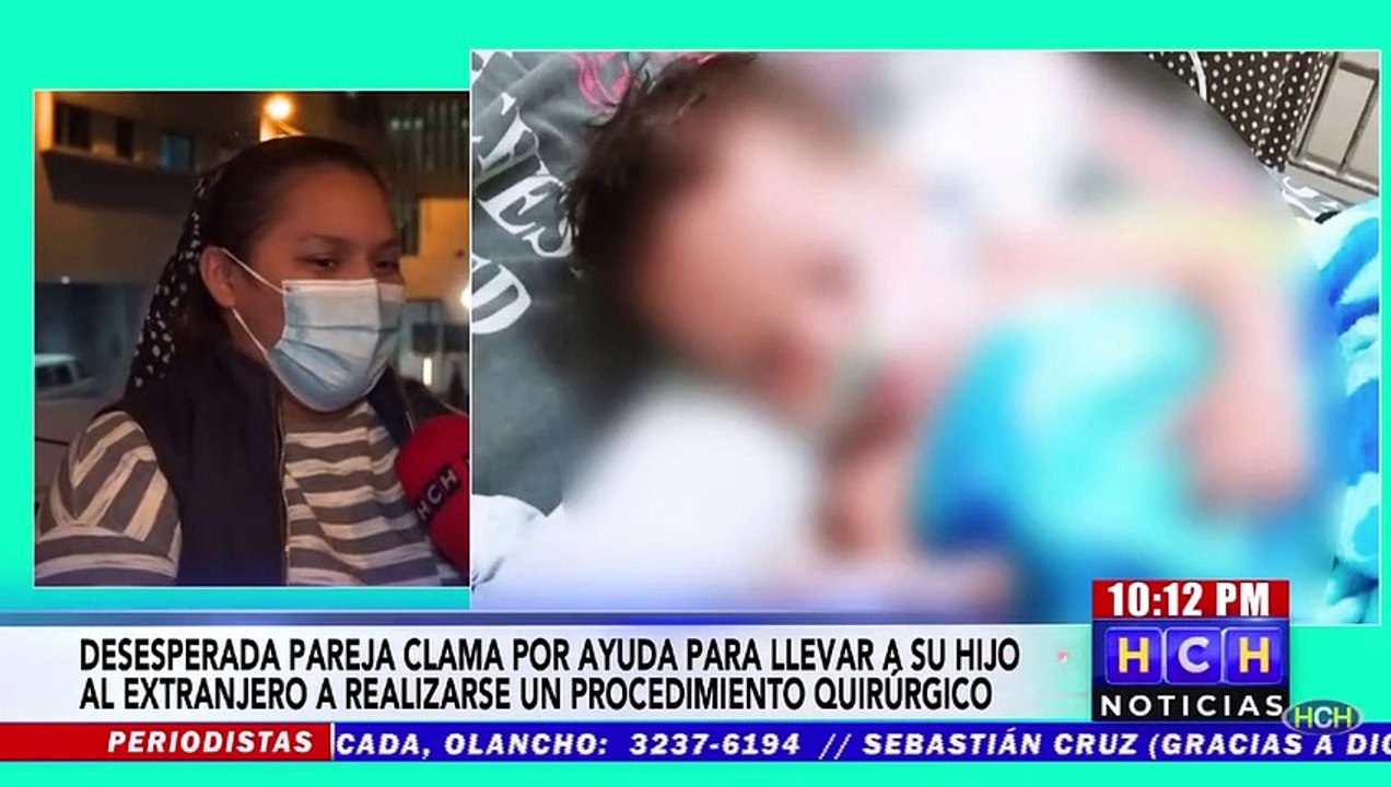 Padres claman por ayuda económica para ir a intervenir quirúrgicamente a su hijo en el extranjero
