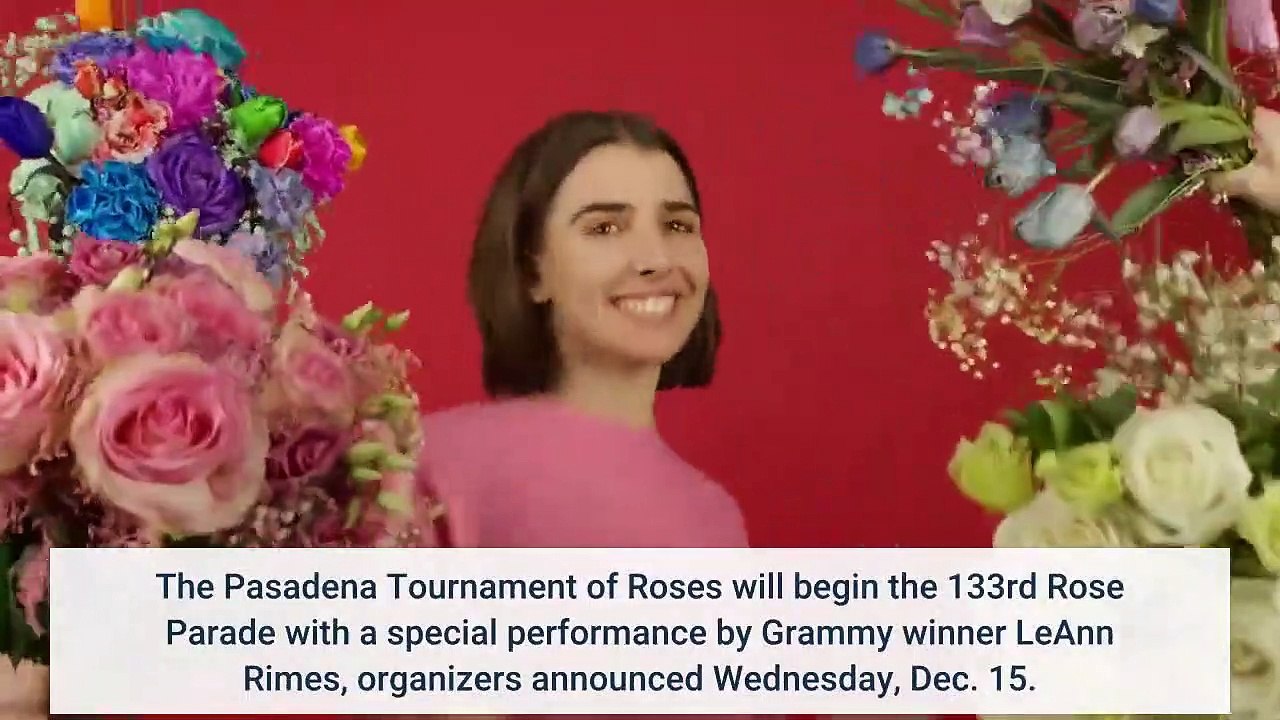 2022 Rose Parade will kick off with performance by Leann Rimes - video  Dailymotion