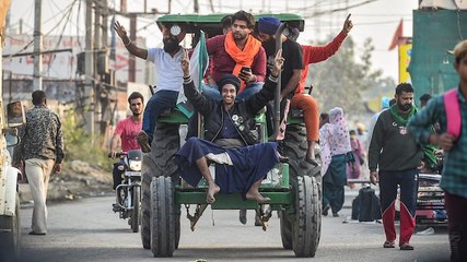 After a year of protest, farmers return home to a grand welcome