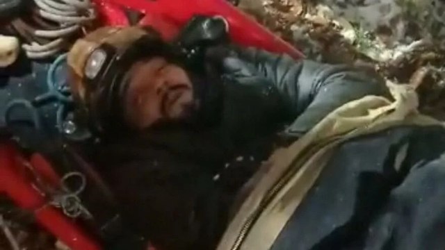 Kar yağışını izlemek için çıktı, 200 metrelik uçuruma yuvarlandı