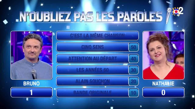 GALA VIDEO - N'oubliez pas les paroles : Nagui et Magali Ripoll chambrent deux candidats nuls