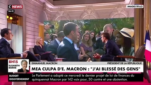 Emmanuel Macron sur TF1 : Le Président regrette d'avoir blessé des gens pendant son quinquennat